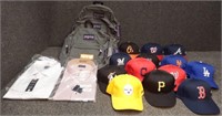 (13) Caps, (2) Shirts & (3) Backpacks