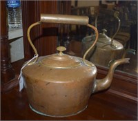 Antique 1800's Hand Made Copper Kettle