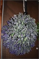 (2) Violet Floral Wreaths