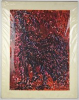 VICTOR CASSANELLI MODERN ABSTRACT PAINTING SIGNED