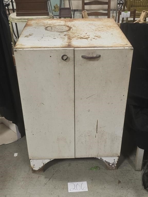 Vintage Metal Cabinet 24"x24"x36"