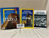 Lot of 3 Nat Geo Maya Stonehenge Film Studios