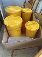 Vintage Tupperware canisters
