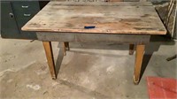 Old work table