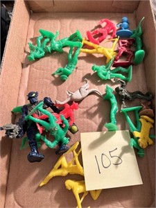 VINTAGE COWBOYS AND INDIANS TOYS