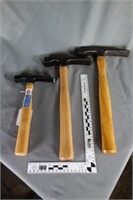 Three (3) Blue Grass Mason Hammers