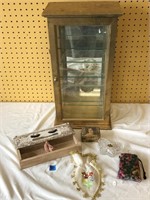 Various Jewelry Boxes and Display Case