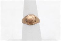 Antique 10K Gold Signet Ring