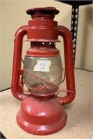 Vintage Red Glass Lantern