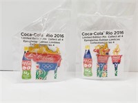 2016 Coca Cola Lapel Pins SEALED