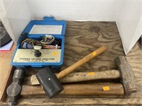 Steering column analyzer and 3 hammers