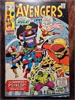 The Avengers #88 (1971) 1st app PSYKLOP