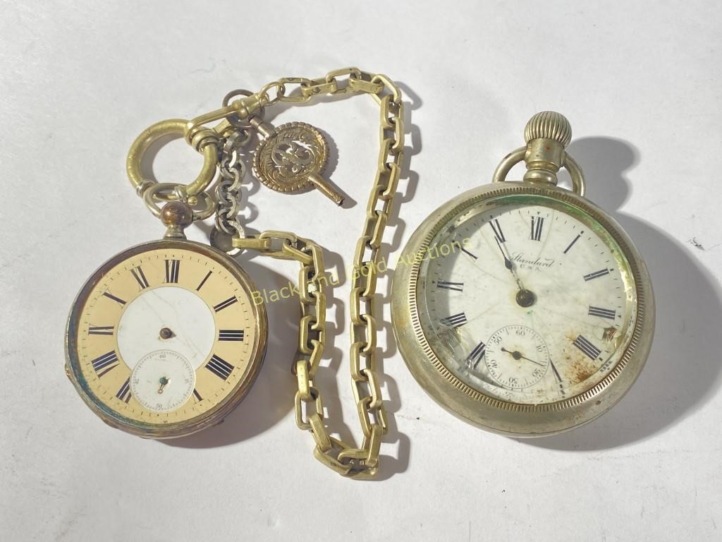 (2) VTG Pocket Watches: Standard & More