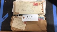 Vintage Ephmera Letters and Staps WW2