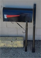 Mailbox and post. Standard size.
