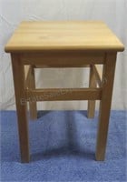 Ikea wooden side table. 17½×13×13