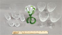 Glass Stemware Lot Collection