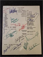 ALL MY CHILDREN CAST SIGNED SCRIPT. ALL HAND