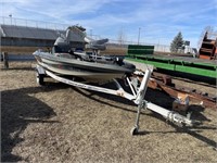 1982 Tide Craft 15' fiberglass boat