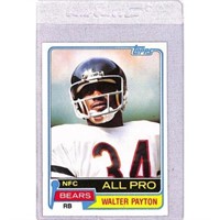 1981 Topps Walter Payton Nice Shape