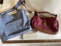 2 used purses and wallet
