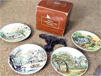 CURRIER & IVES MINI PLATES