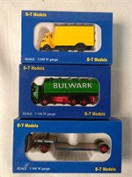 3 New B-T Models 1/48 Scale Trucks for Train Sets