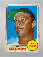 1968 Topps #58 Eddie Mathews Last Card Mid Grade