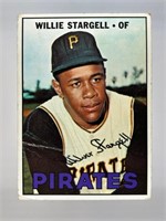 1967 Topps #140 Willie Stargell Low Grade Creased
