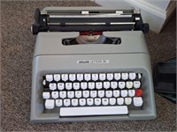 Olivetti Typewriter, Magnavox TV, Portable DVD