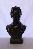 Ceramic Abraham Lincoln bust, 12" tall