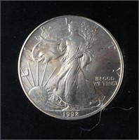 Silver Eagle 1oz Fine Silver 1992