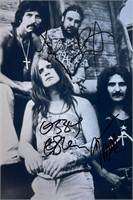 Autograph COA Black Sabbath Photo