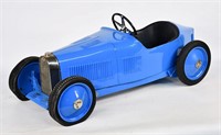 Restored Bugatti Boat Tail Racer Pedal Car