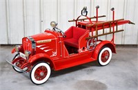 American National Water Tower Fire Truck Pedal Car