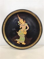 Decorative Hindu goddess plate