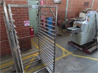 Mobile S/S Oven 18 Tray Trolley