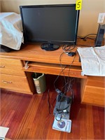 Computer monitor and surge protector