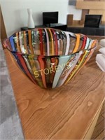 LG Decorative Multi Colored Bowl - 16 x 10