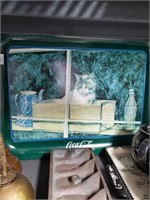 Coca Cola Tray w/Cat