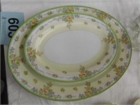 Meito lg. platter & small platters