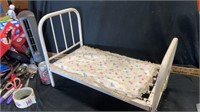 Metal doll bed