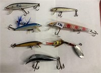 7  Fishing Lures (see photo)