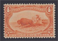 US Stamps #287 Mint NH with perf tip thin at top r