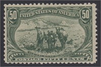 US Stamps #291 Mint Disturbed Gum with horizontal