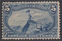 US Stamps #288 Mint LH with perf tip crease at bot