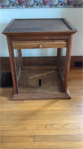 Antique Display Cabinet 25" high x 25 in deep