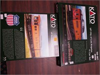 Two Kato N scale model railroad sets: UP