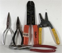 5 Tools Pliers and Wire Strippers
