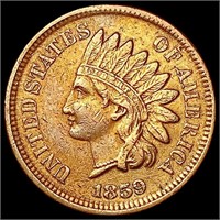 1859 Indian Head Cent CLOSELY UNCIRCULATED